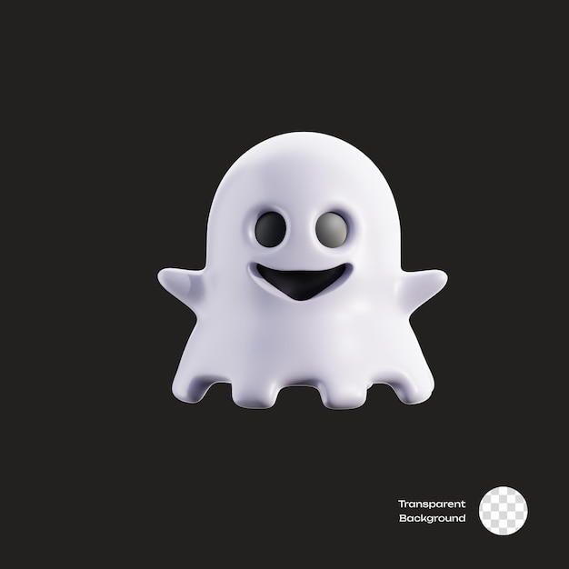 Icono fantasma 3D