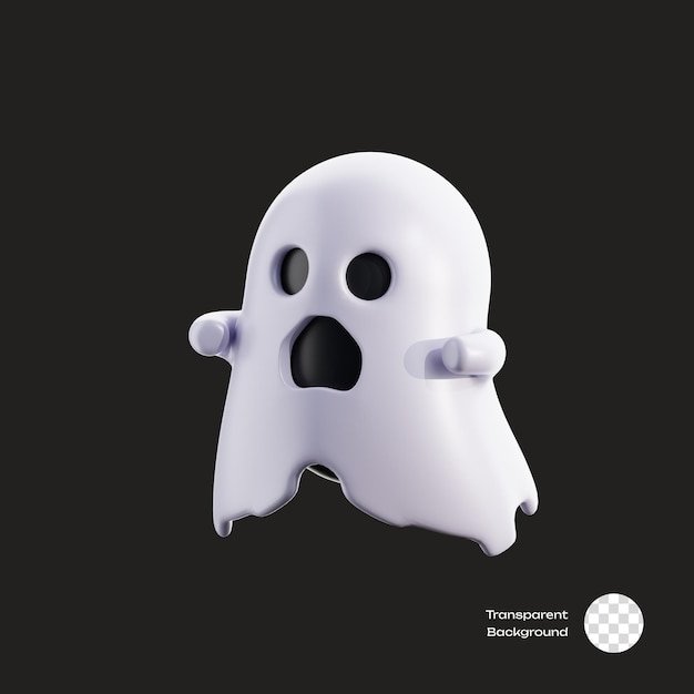 Icono fantasma 3D