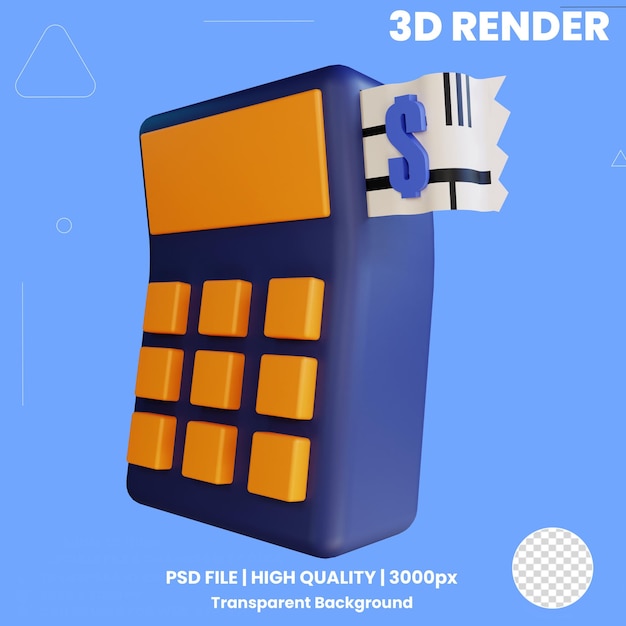 PSD icono financiero 3d