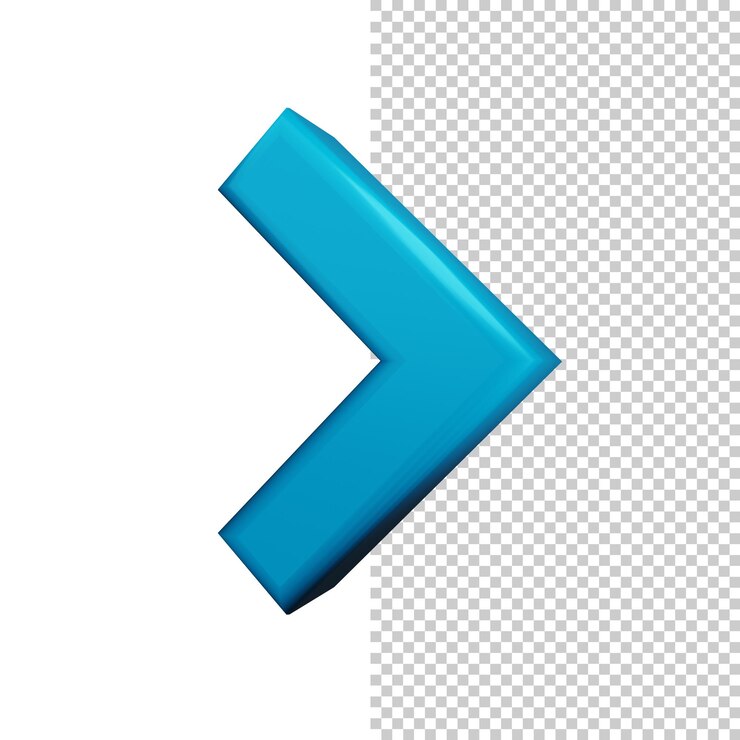 PSD icono de flecha 3d de alta resolución