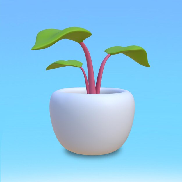 PSD el icono de la flor en 3d