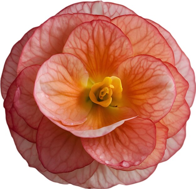 PSD un icono de la flor de la begonia