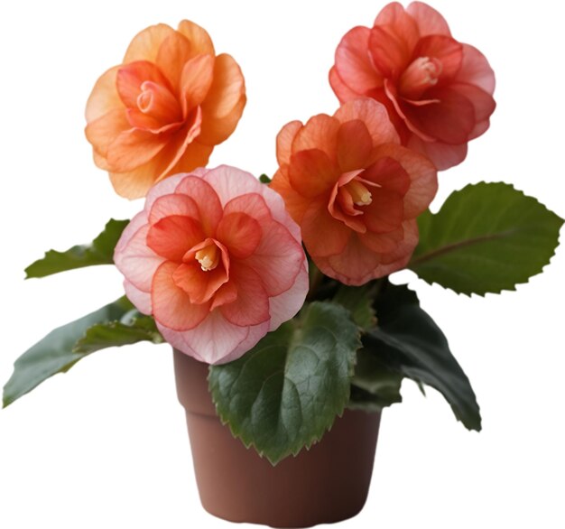 PSD un icono de la flor de la begonia