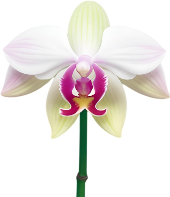 PSD un icono de flor de orquídea muy bonito