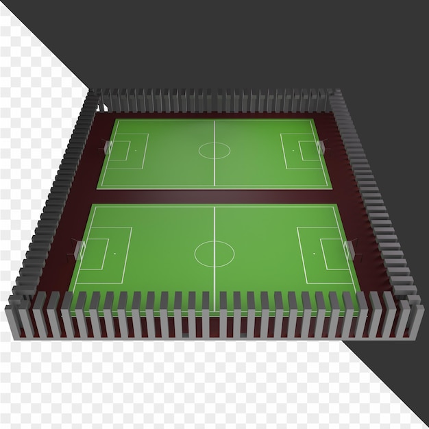 PSD icono de fútbol en 3d