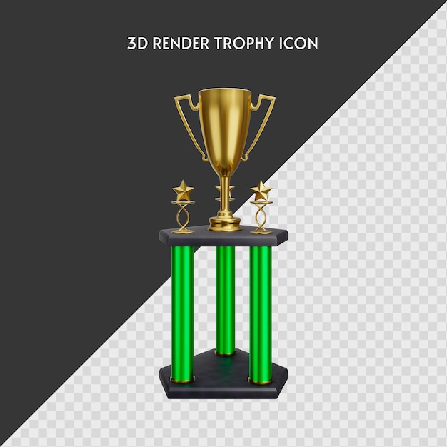 PSD icono de ganador de trofeo