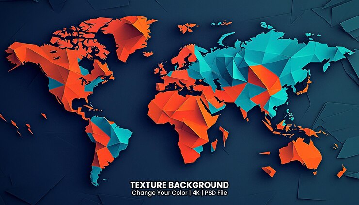 PSD icono de geografía del mapa del mundo textura de fondo