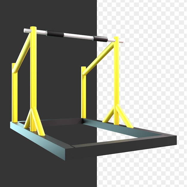 Icono de gimnasio 3d