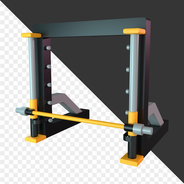 PSD icono de gimnasio 3d