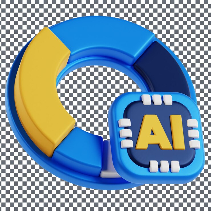 PSD icono de globo psd 3d en fondo aislado y transparente
