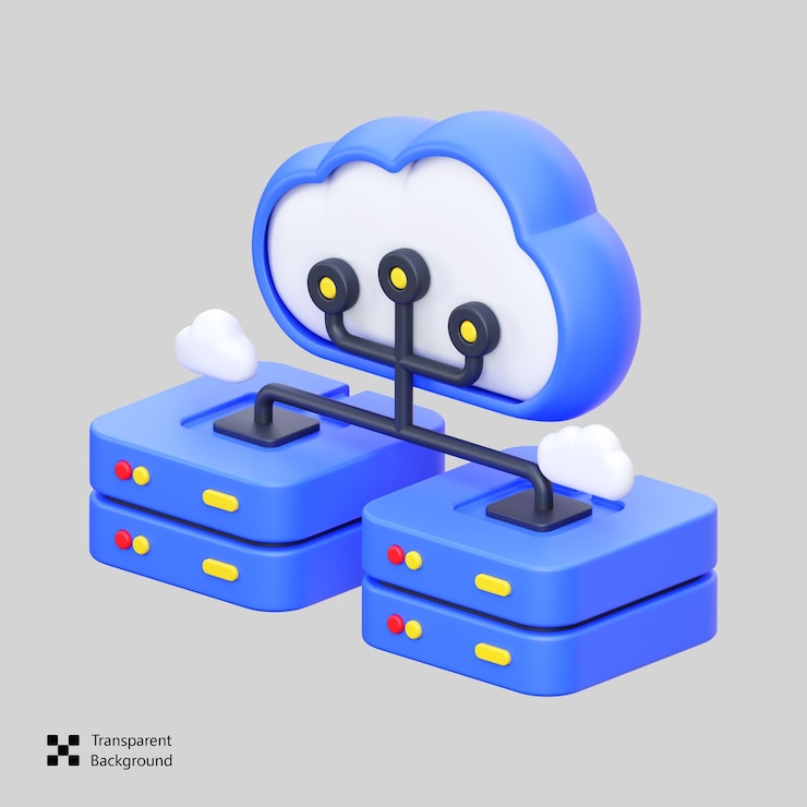 PSD el icono de los grandes datos en 3d