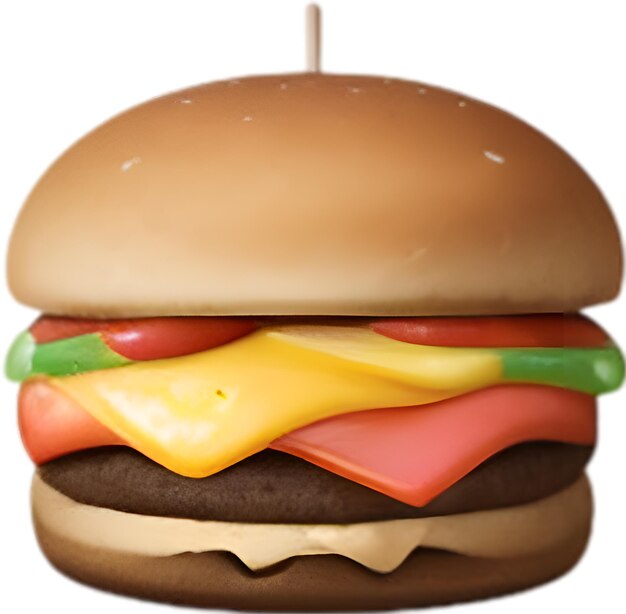 PSD el icono de la hamburguesa es lindo y colorido.