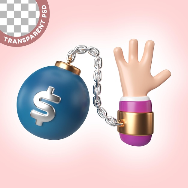 Icono de ilustración 3D del departamento