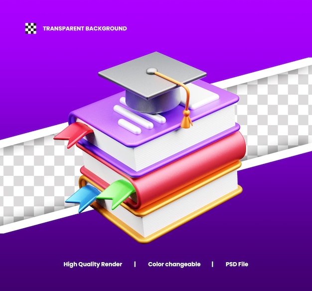 Icono de ilustración 3D para el Día del Maestro