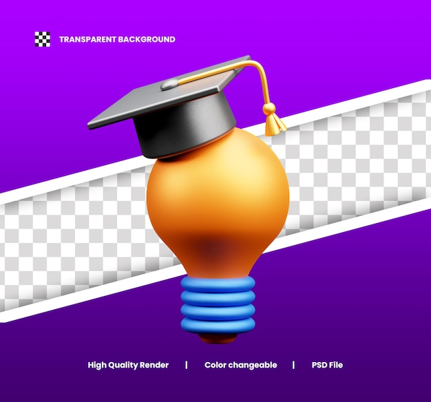 Icono de ilustración 3D para el Día del Maestro