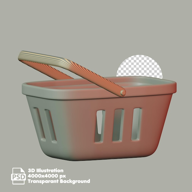 Icono de ilustración de diseño de gráfico 3d que representa fondo transparente