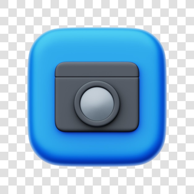 Icono interfaz usuario icono render 3d aislado sobre fondo transparente
