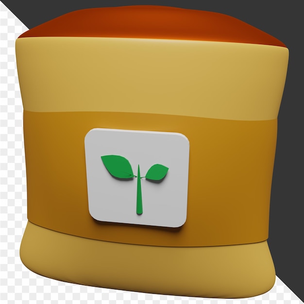 Icono de jardinería 3D