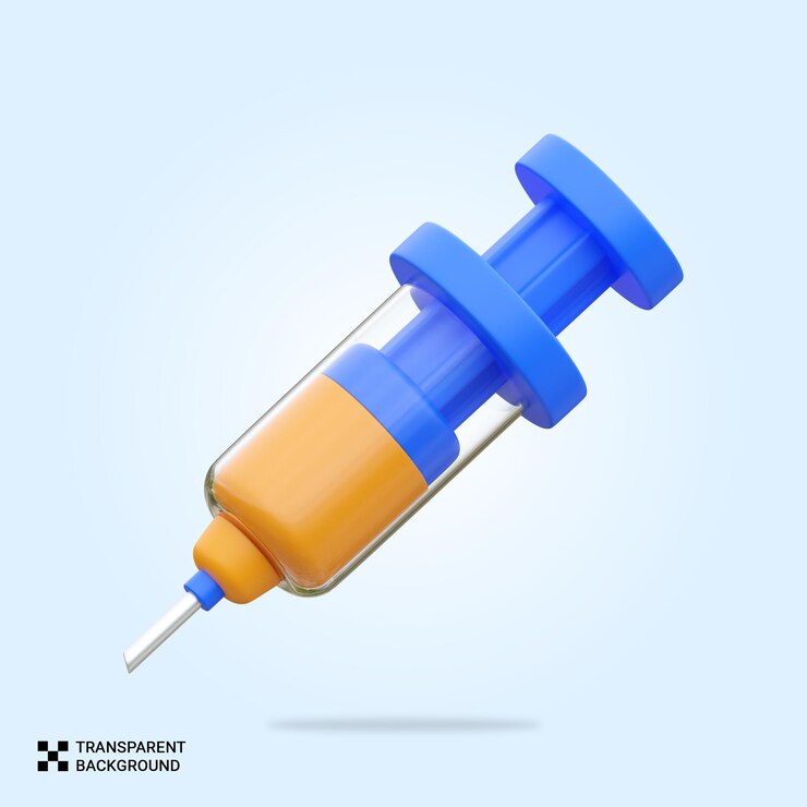 PSD el icono de la jeringa psd 3d