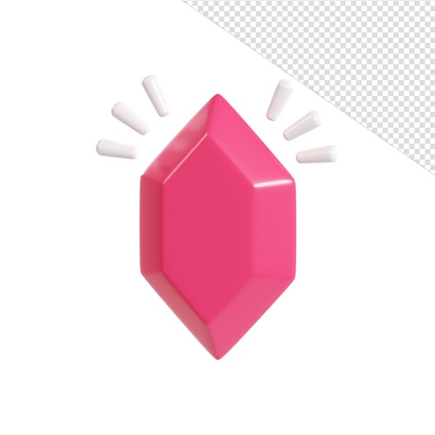 Icono de juego 3d render diseño de activos ilustración de icono 3d