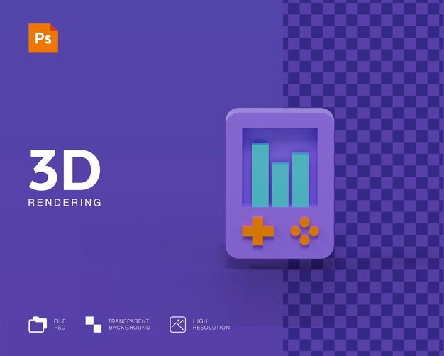 Icono de juego 3d