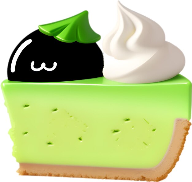 PSD el icono de key lime pie es un icono muy colorido.