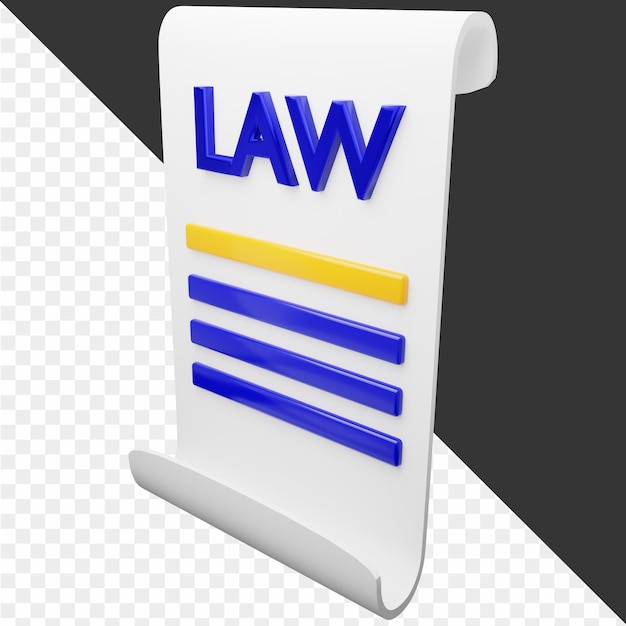 Icono de la ley 3D
