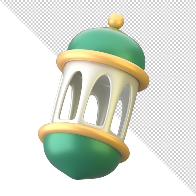 PSD el icono de la linterna de ramadán en 3d