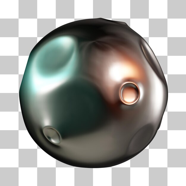 Icono de la luna en 3D