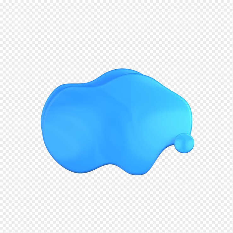 PSD icono de mancha 3d con color de gradiente abstracto