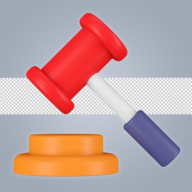 PSD icono de martillo 3d