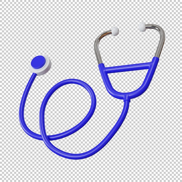 Icono de medicina estetoscopio 3D