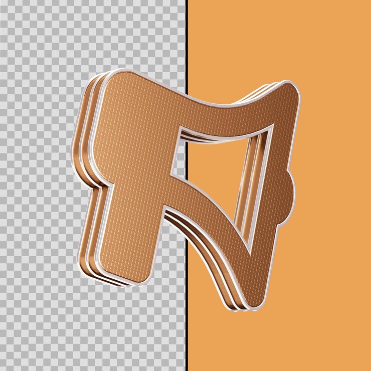 PSD icono de megáfono 3d dorado aislado premium psd