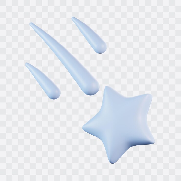 PSD icono de meteorito en 3d