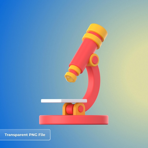Icono de microscopio 3D