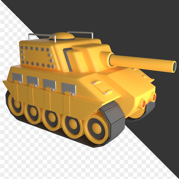 PSD icono militar 3d