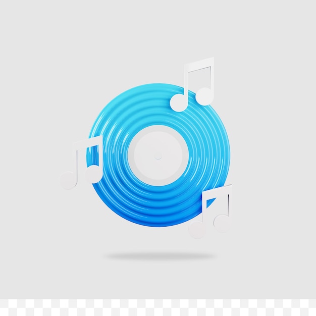 Icono de musica 3d