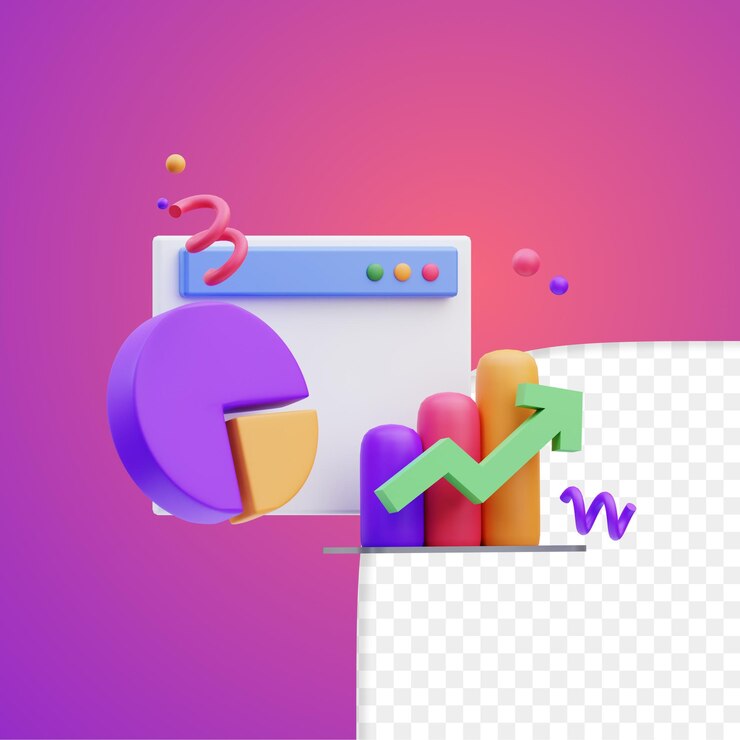 PSD icono de negocio estrategia ilustración 3d