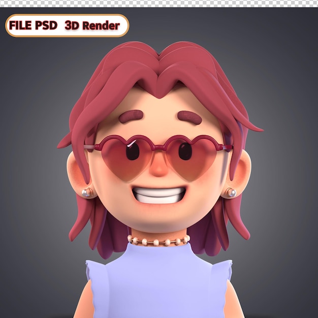 PSD icono de niño 3d