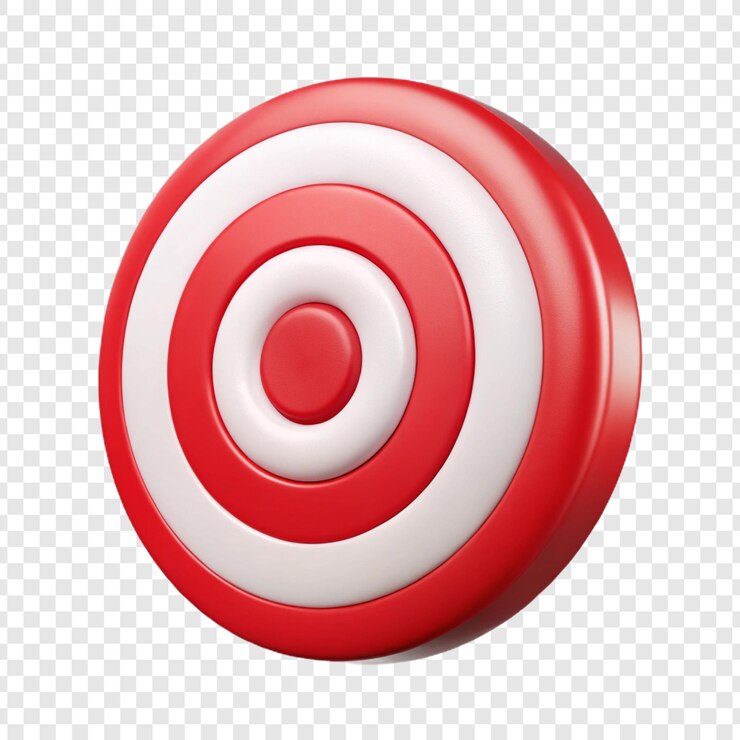 PSD icono de objetivo