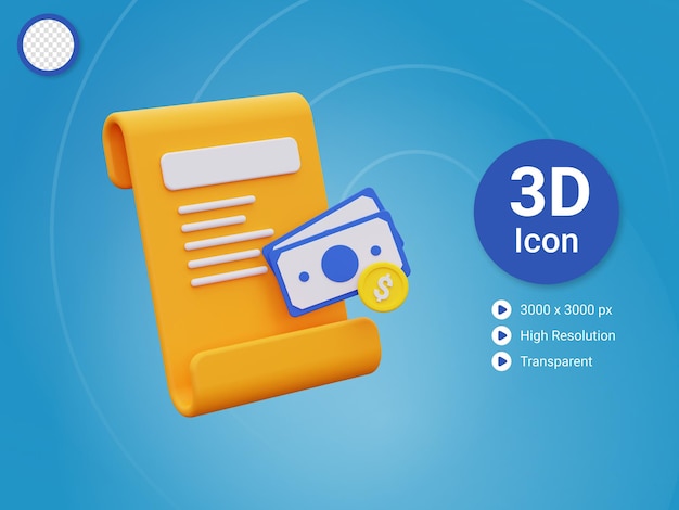 Icono de pago 3d