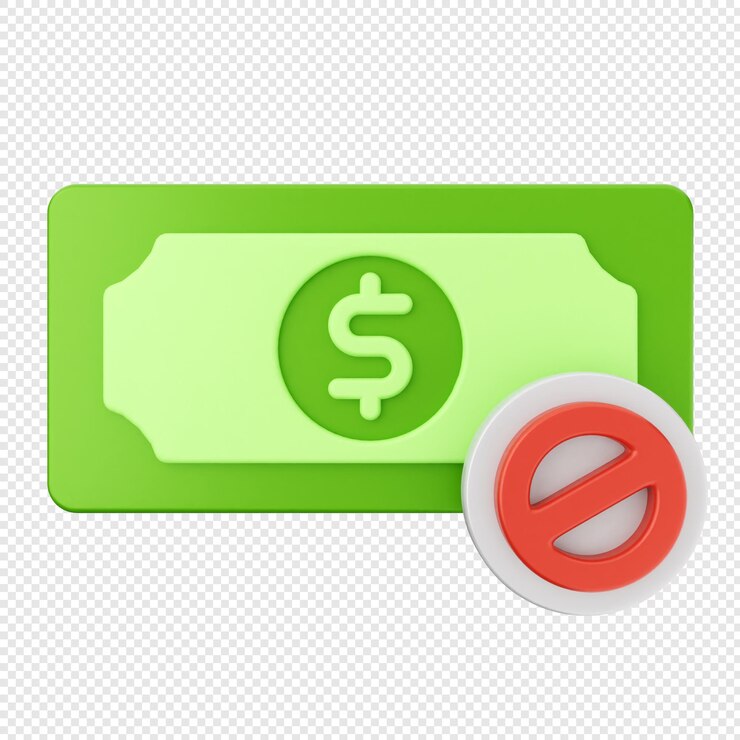 PSD icono de pago de dinero en 3d