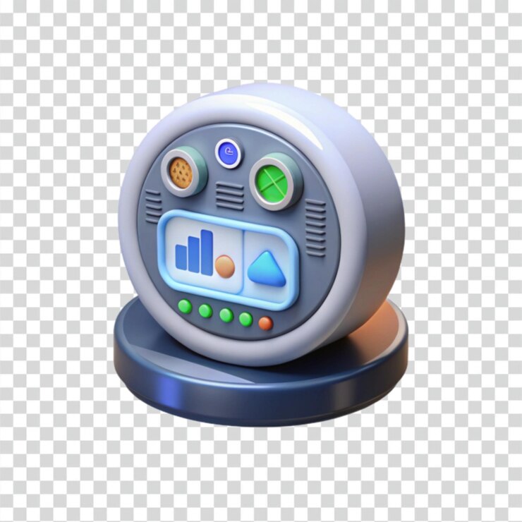 PSD el icono del panel de control futurista