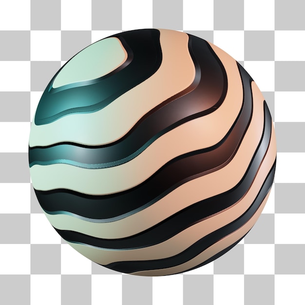 PSD icono del planeta venus en 3d