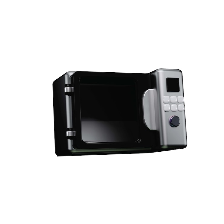 PSD icono plateado de electrodomésticos