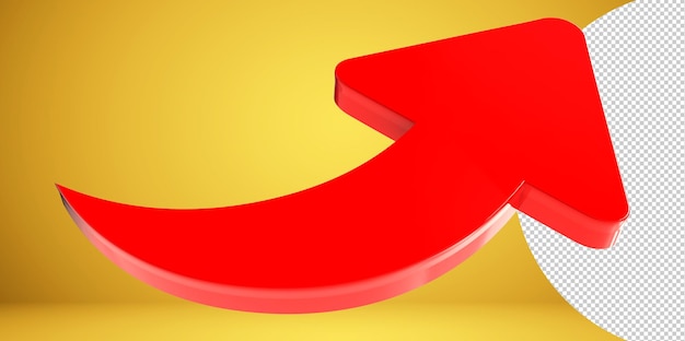 Icono PNG curvo de flecha derecha aislado en fondo transparente, logotipo de transparencia curvo de flecha derecha