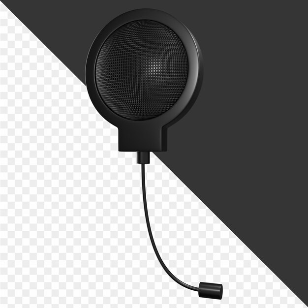 Icono de podcast en 3D