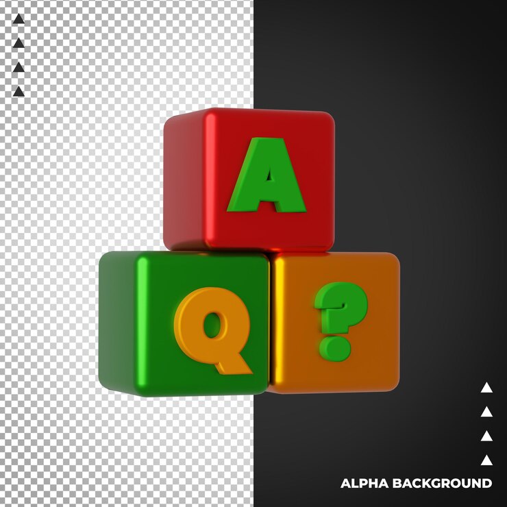 PSD icono de pregunta de render 3d