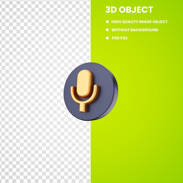 El icono de PSD 3D