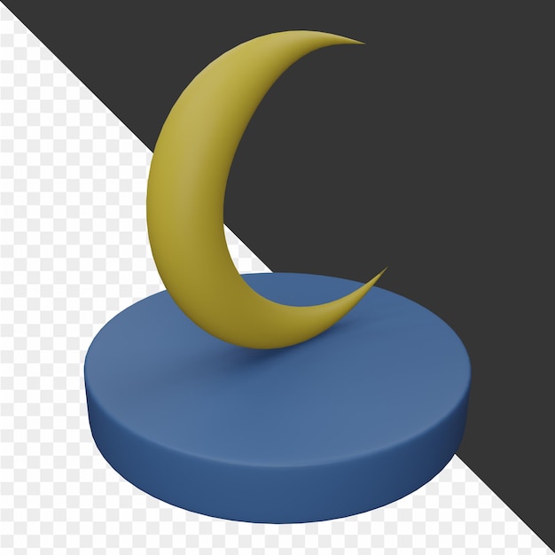 Icono del Ramadán en 3D